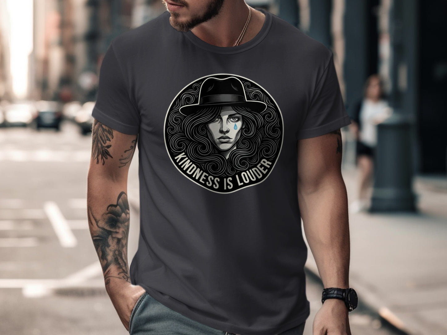 Kindness Is Louder Stylish Graphic T-Shirt