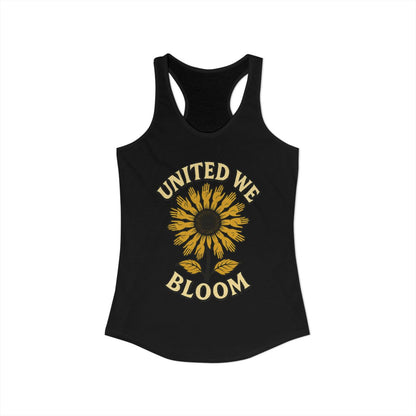 United We Bloom Sunflower Themed Apparel