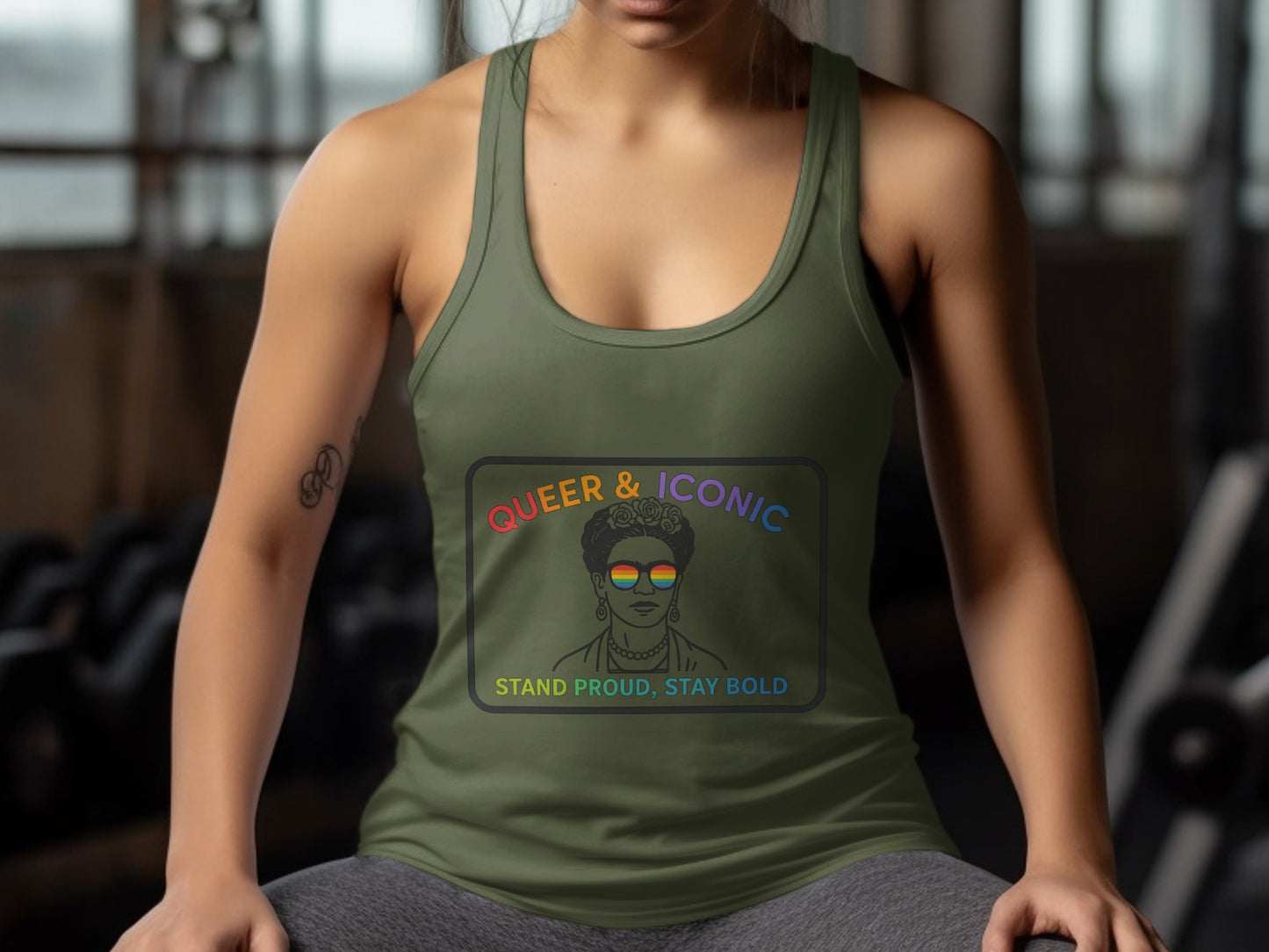 Queer Iconic Stand Proud Stay Bold tank top
