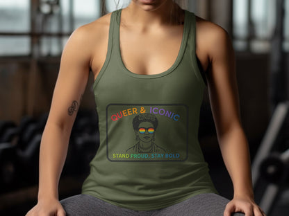 Queer Iconic Stand Proud Stay Bold tank top