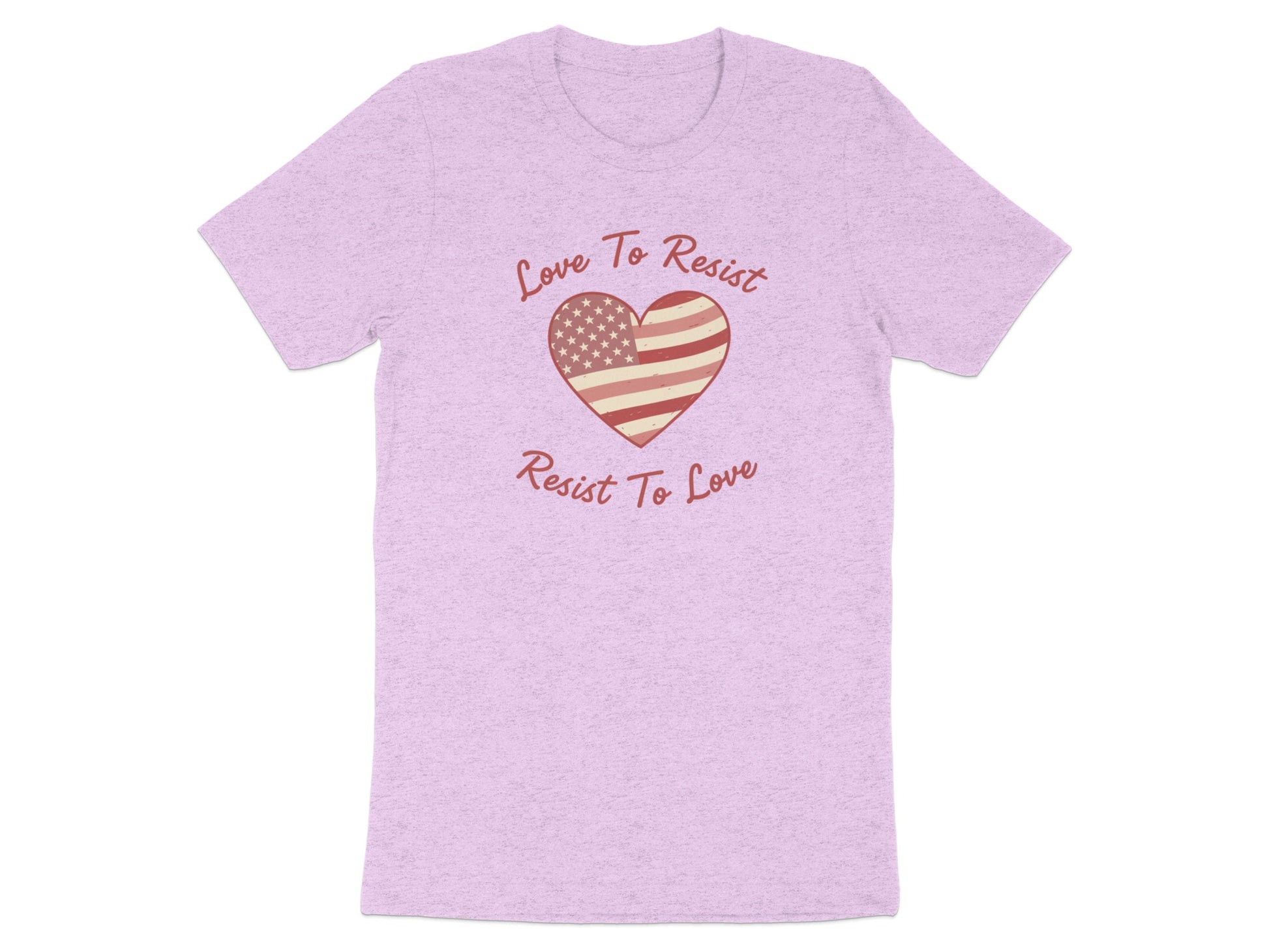 Love To Resist Resist To Love Heart Design Shirt