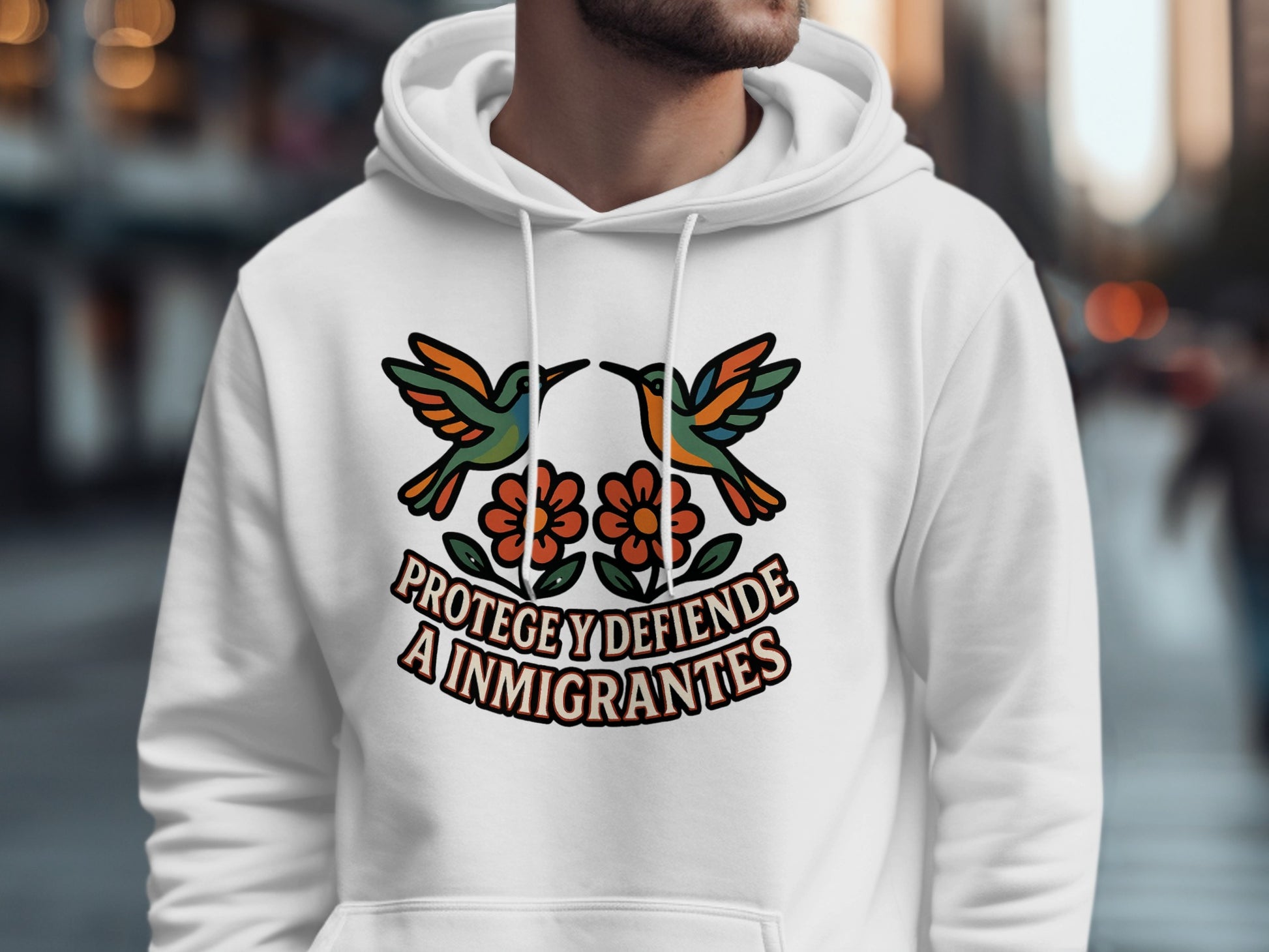 Protege y defiende a inmigrantes unique hoodie product