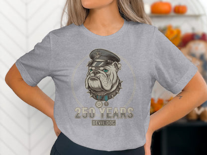250 Years Devil Dog Graphic Tee