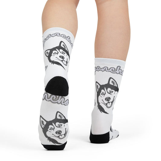 Husky Dog Print Design Comfortable Socks Product