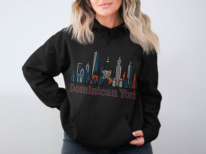 Dominican York City Skyline Graphic Hoodie product