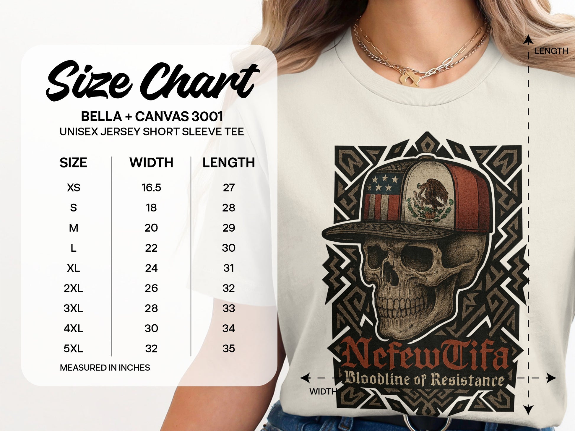 Gothic Skull American Hat Graphic Unisex Jersey Tee