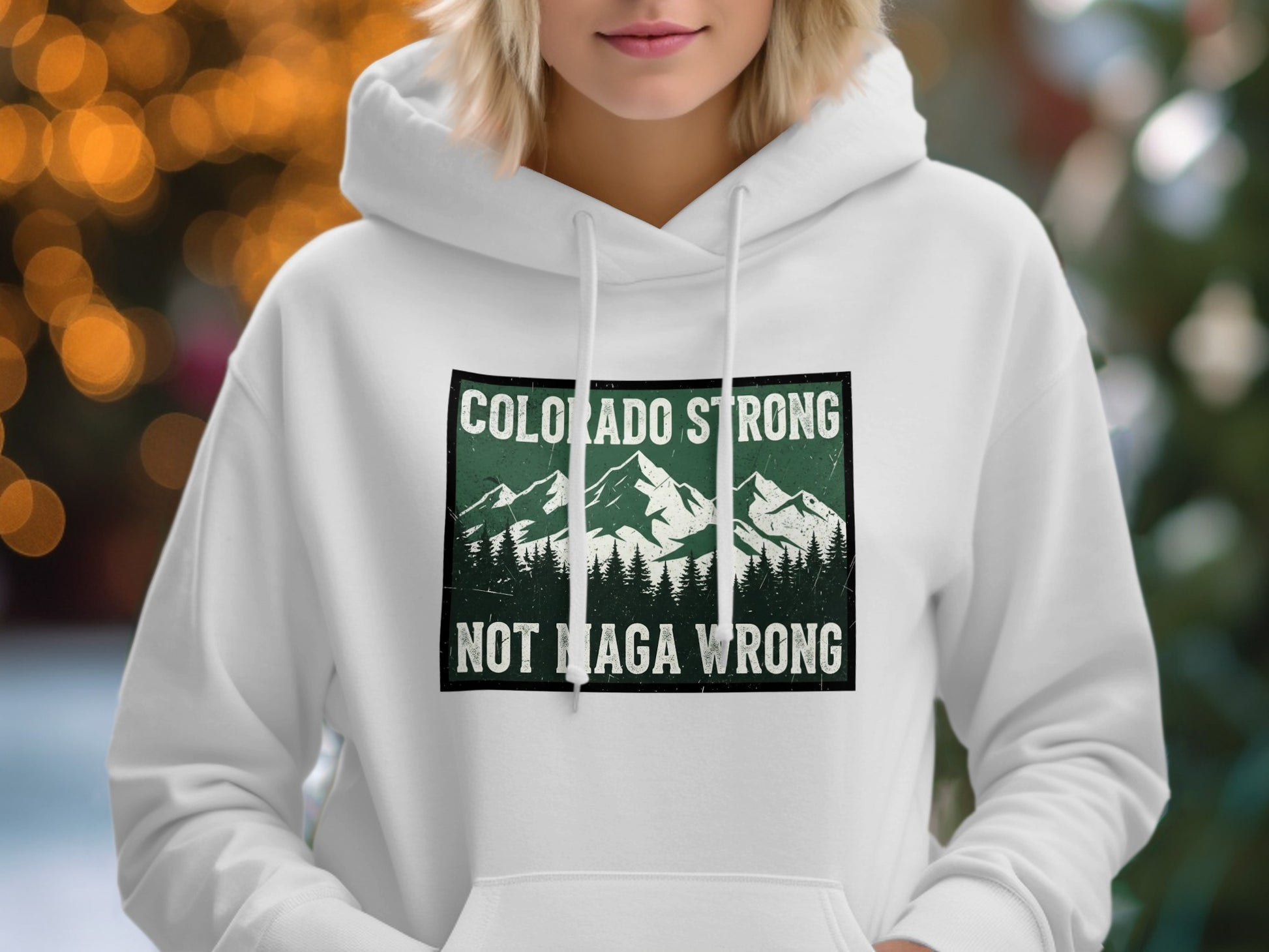 Colorado Strong Not Maga Wrong Graphic Hoodie product type