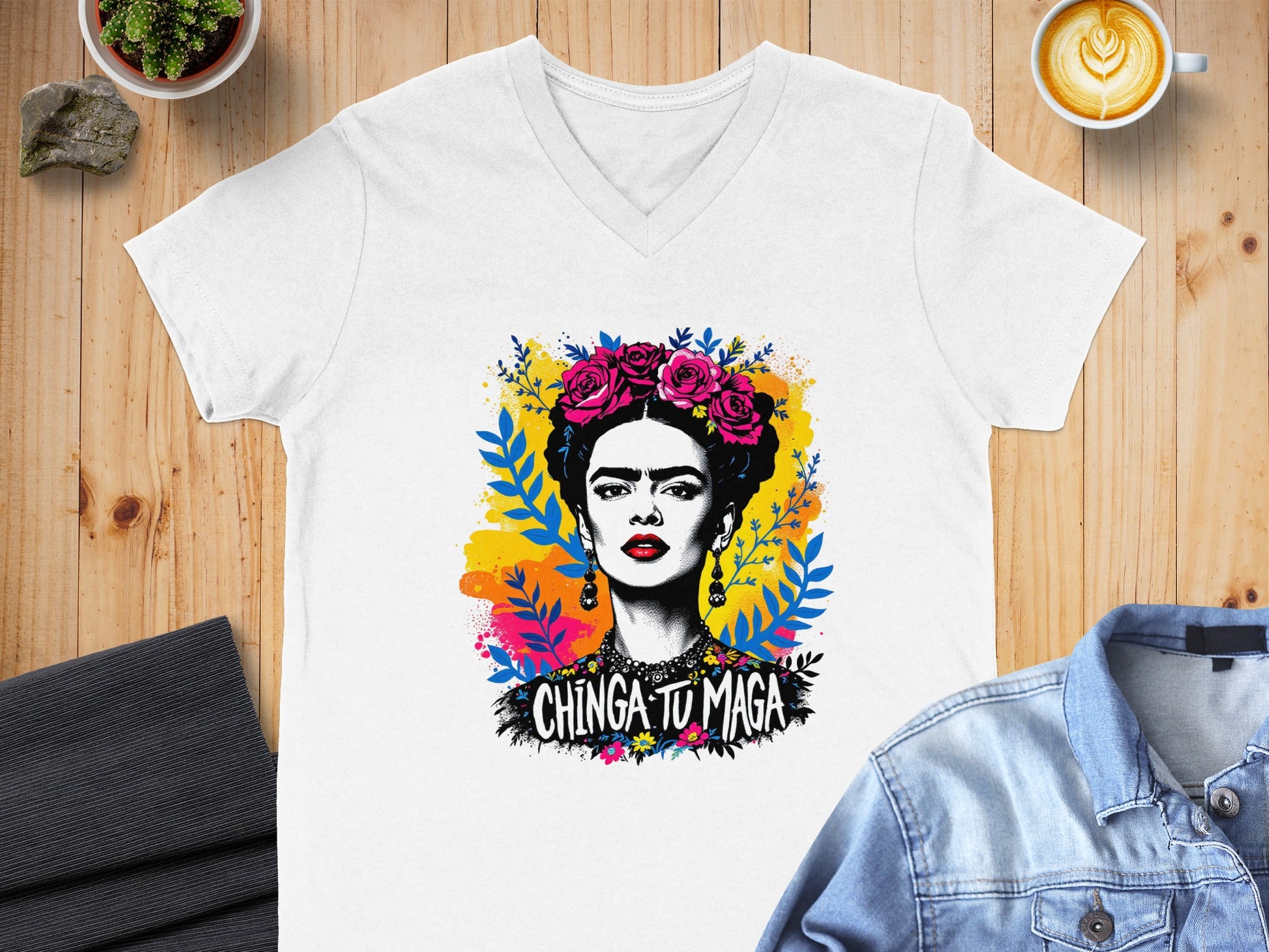 Chinga Tu Maga Frida Kahlo Graphic T shirt product type