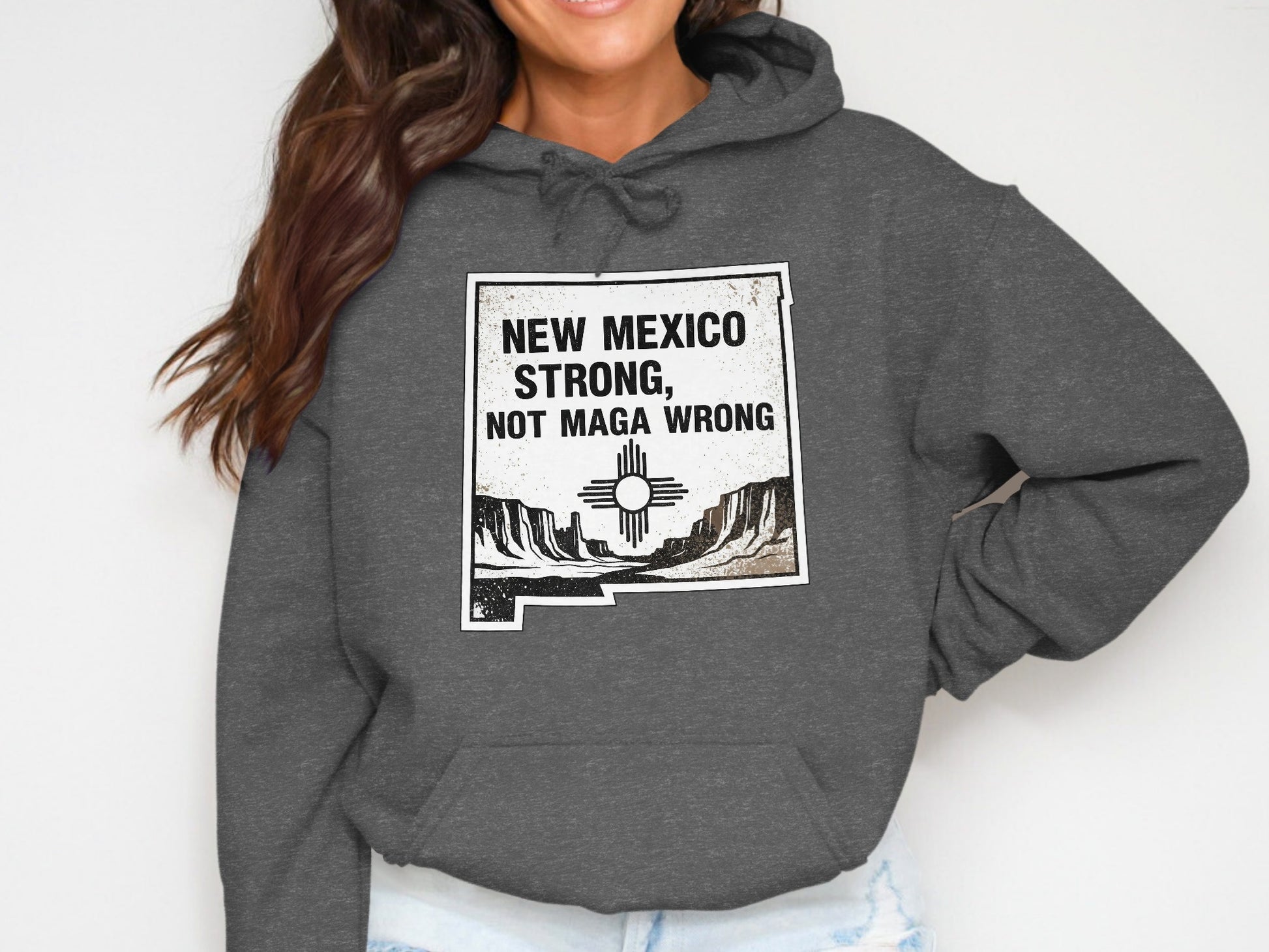New Mexico Strong Not MAGA Wrong hoodie product type