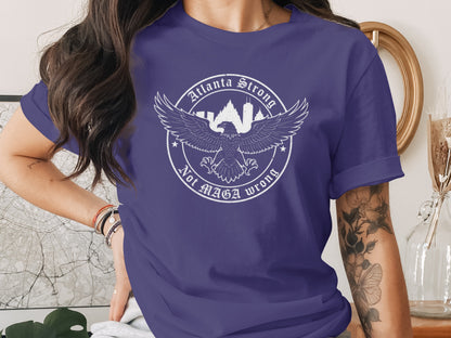 Atlanta Strong Not MAGA Wrong Graphic Women's T-Shirt