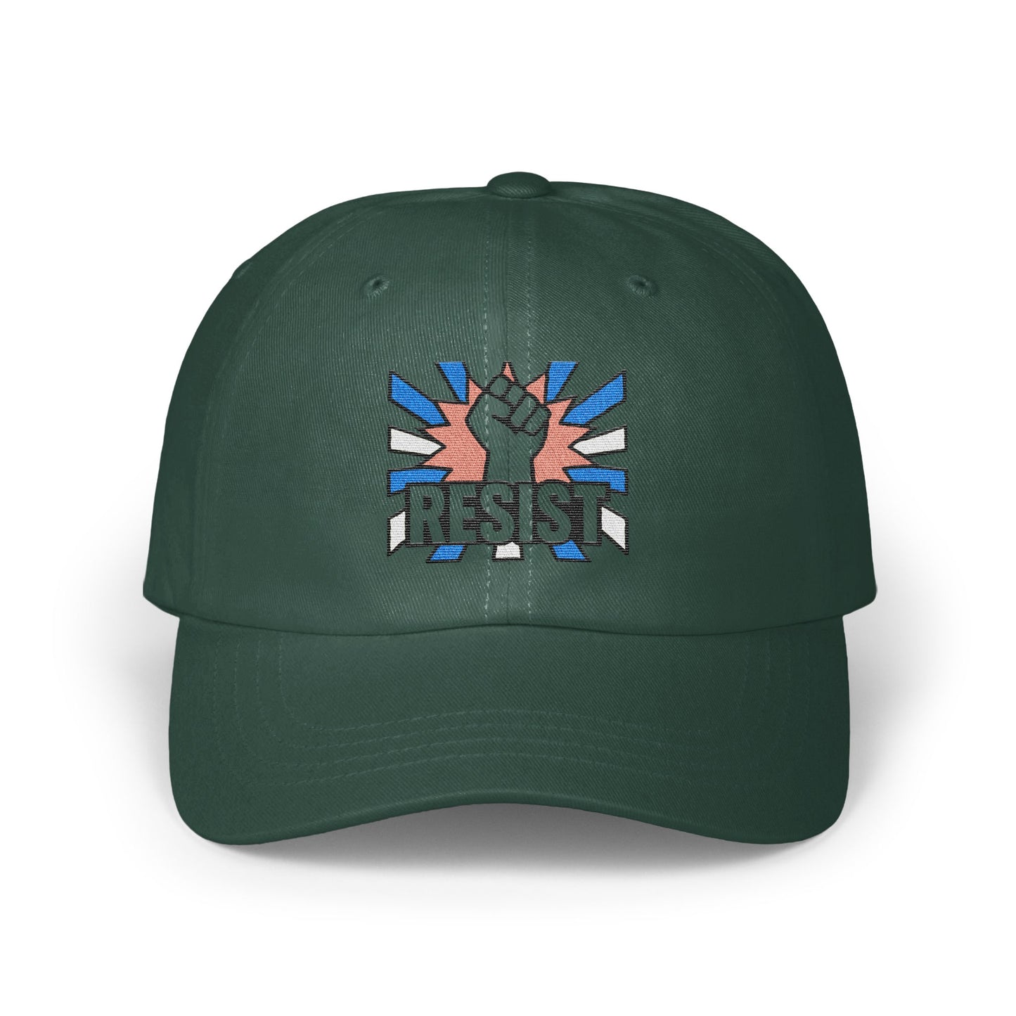 Resist Embroidered Graphic Design Hat product type