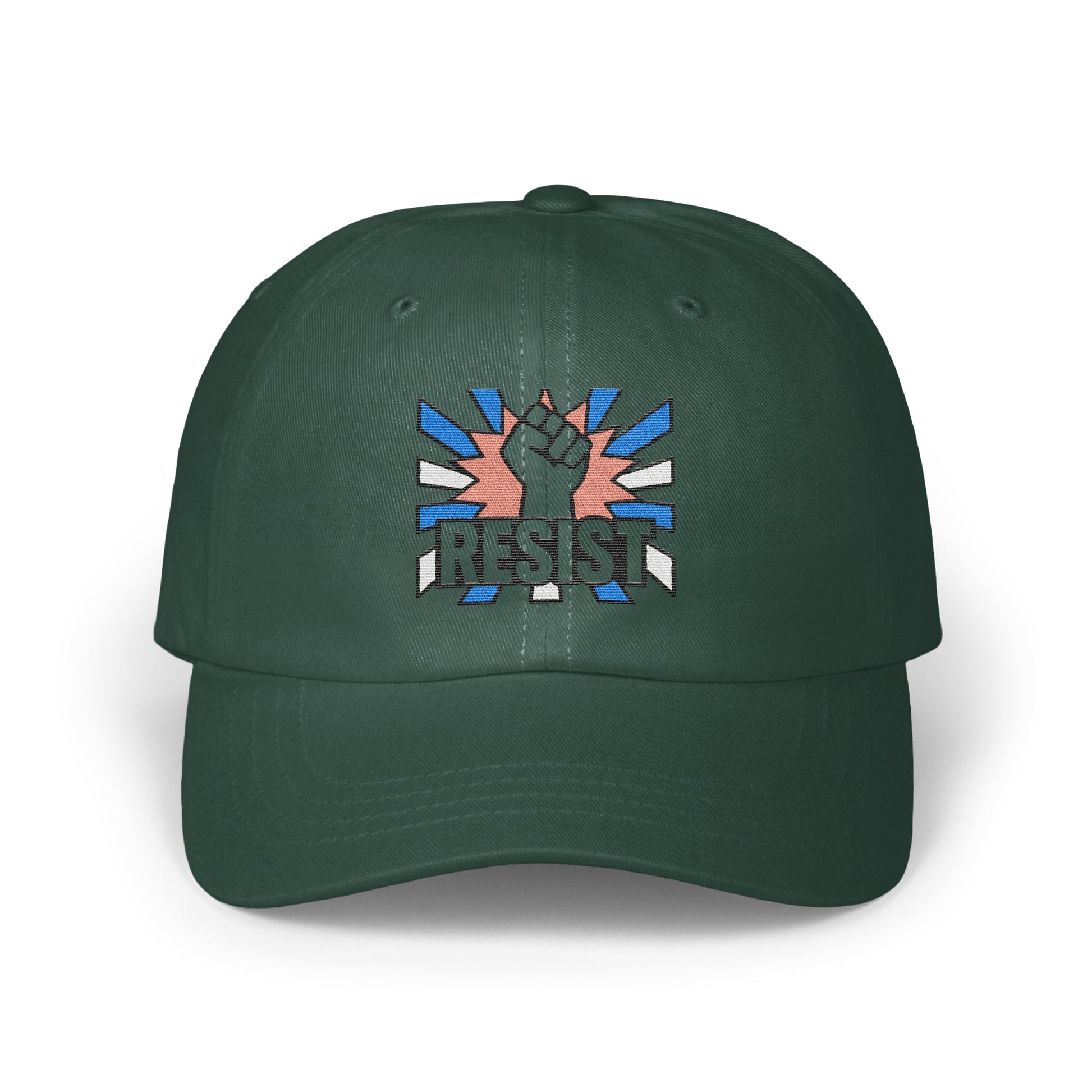 Resist Embroidered Graphic Design Hat product type