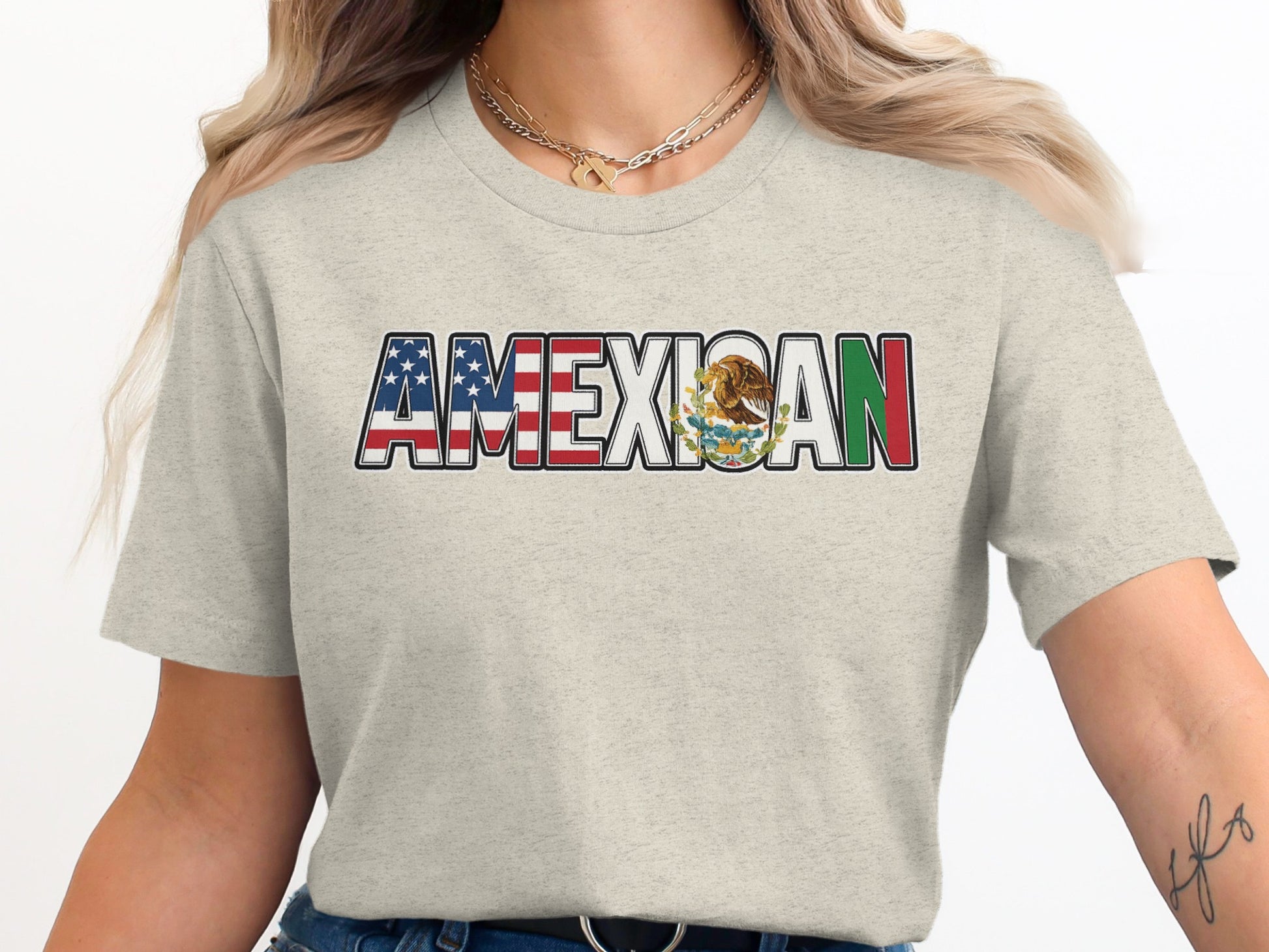 AMEXICAN Graphic Print Crew Neck Tee product