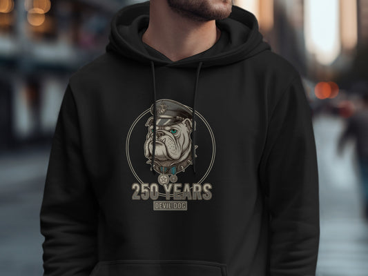 250 Years Devil Dog Graphic Hoodie Product