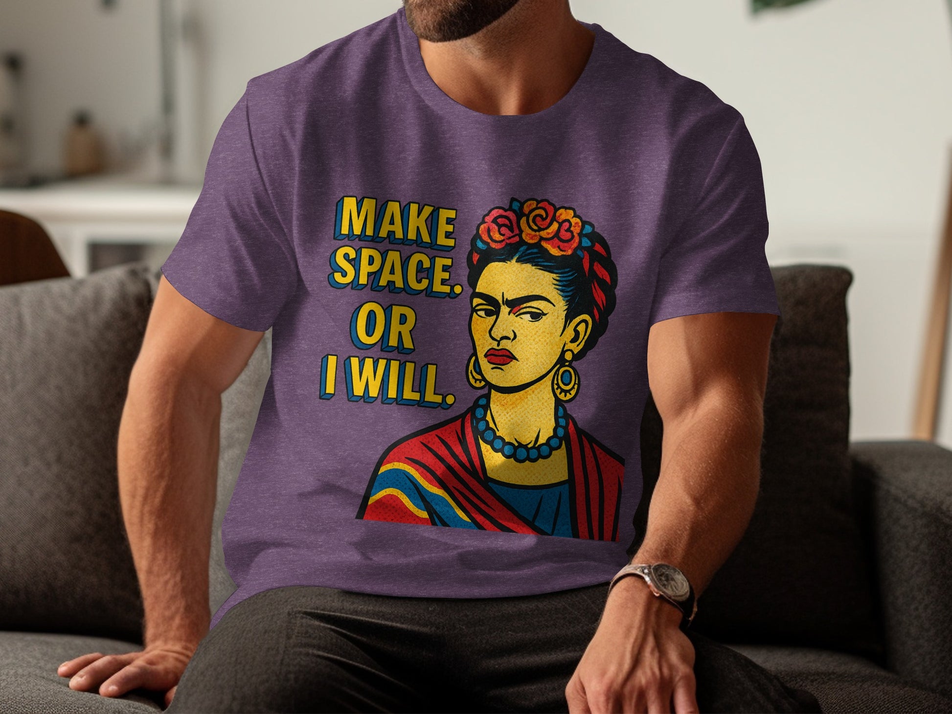 Make Space Or I Will Frida Kahlo Graphic T-shirt product