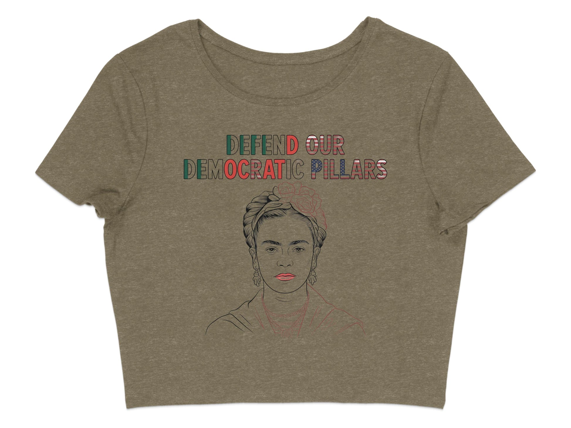Defend Our Democratic Pillars Crop Top product
