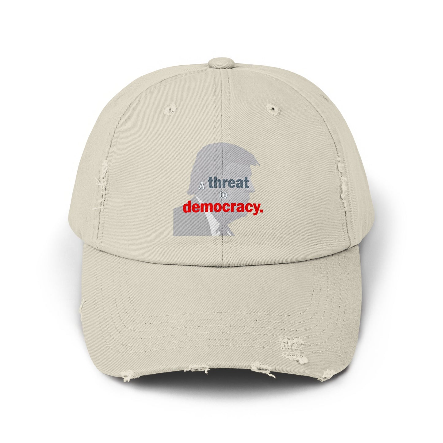 A threat to democracy distressed hat product