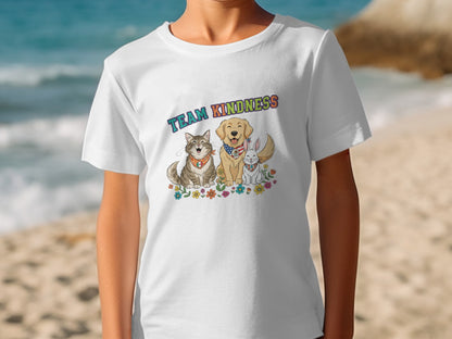 Team Kindness Graphic Tee for Pet Lovers