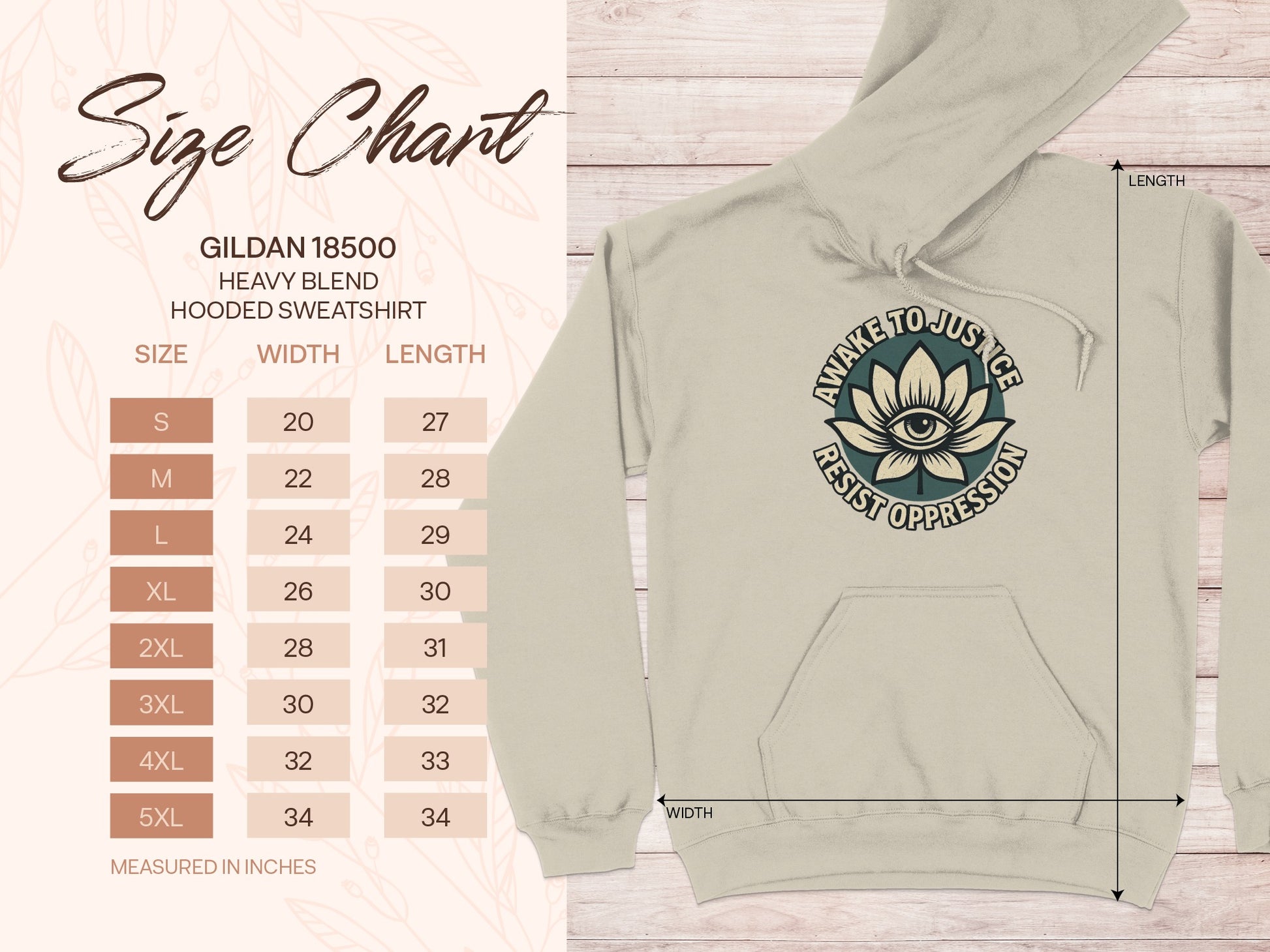 Awake To Justice Resist Oppression Hooded Sweatshirt product type