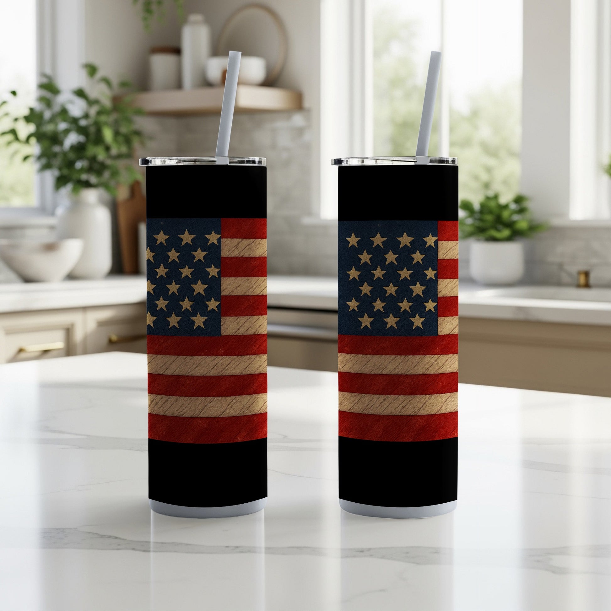 American Flag Design Stainless Steel Tumbler product