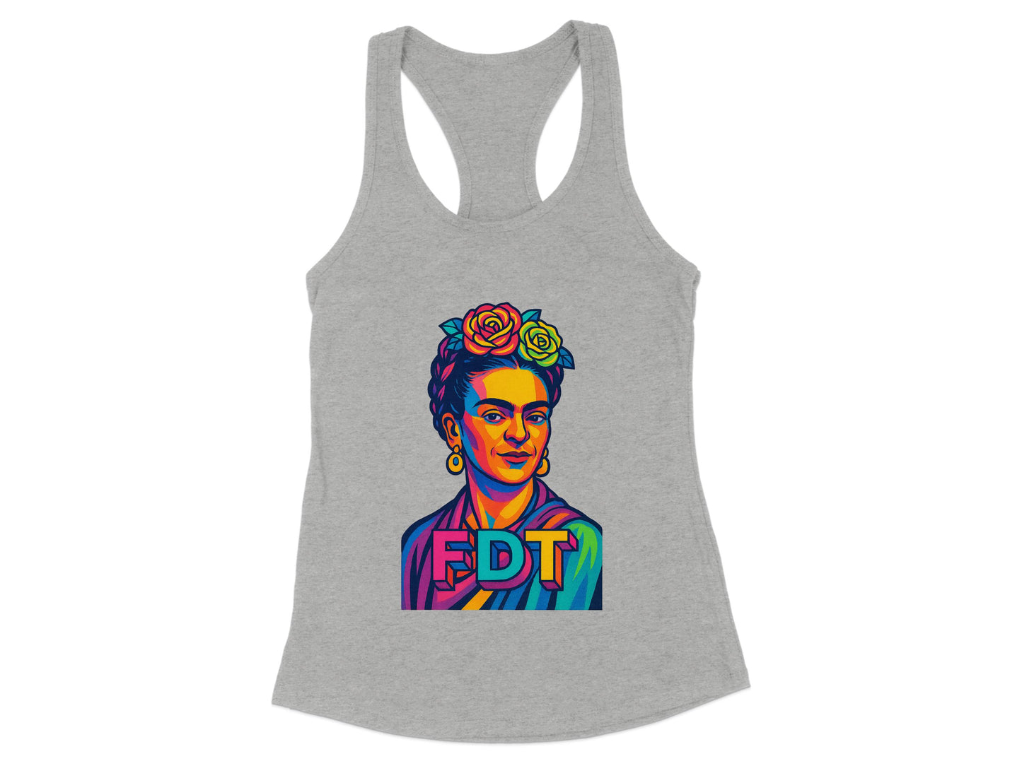 Colorful Artistic Woman Design Tank Top product