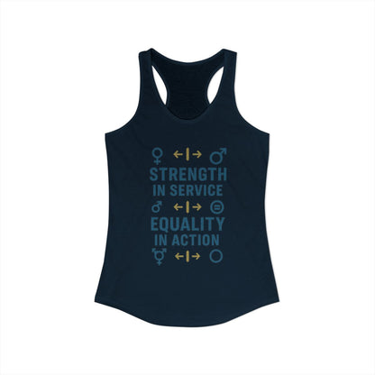 Strength in Service Equality in Action Tank Top
