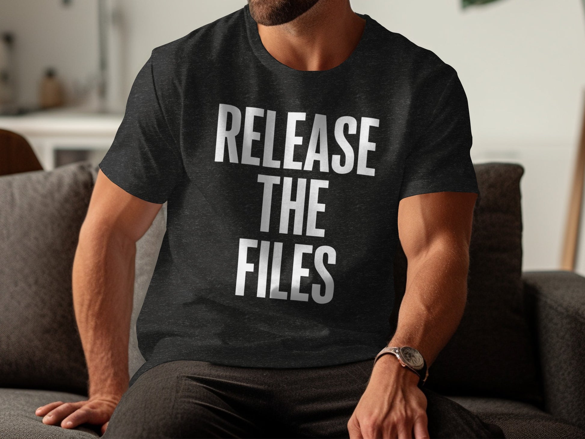 Release The Files Bold Statement T-shirt product