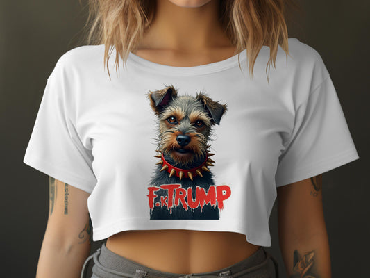 F. Trump Terrier Dog Design Short Sleeve Shirt product
