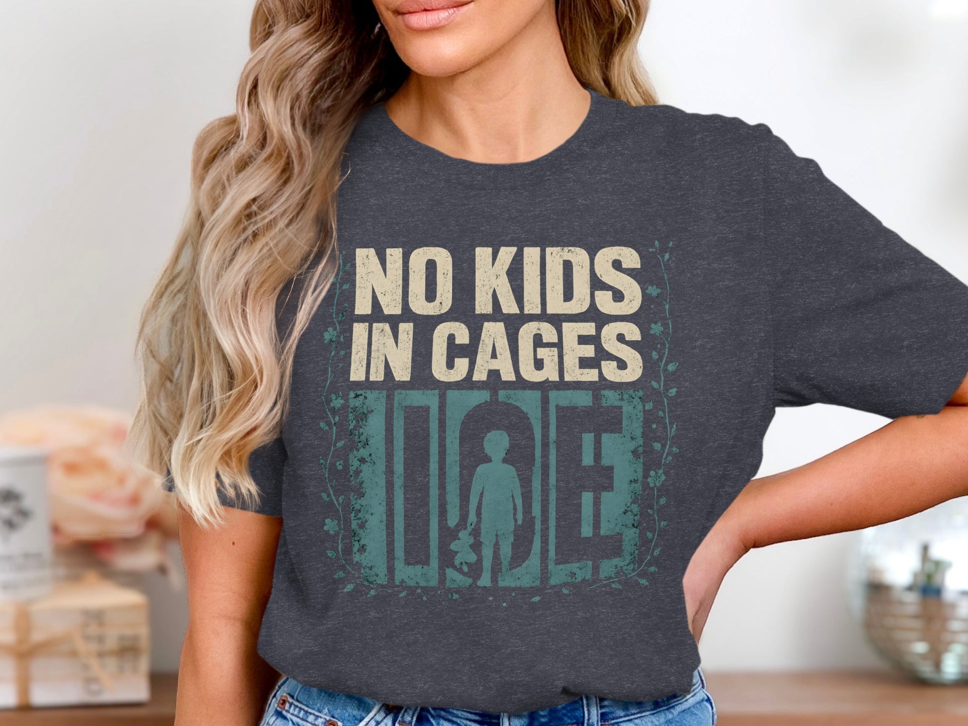 No Kids in Cages Graphic Tee product type
