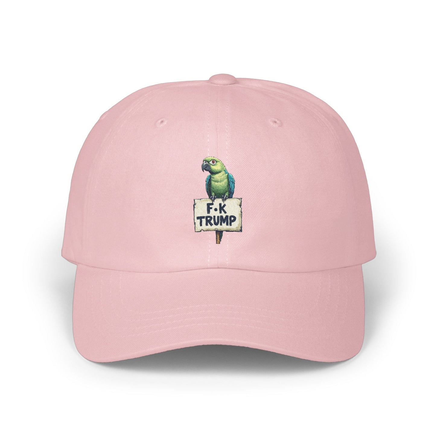 Humorous Pink Parrot Embroidered Hat product