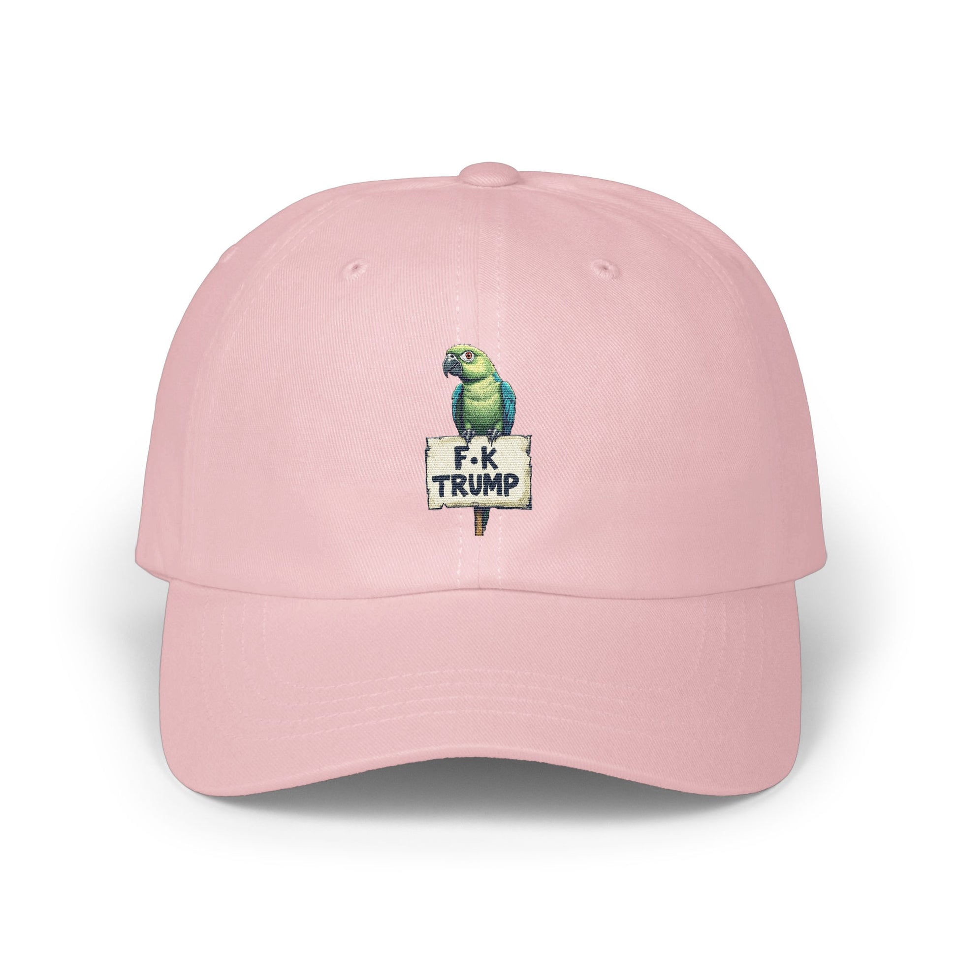 Humorous Pink Parrot Embroidered Hat product