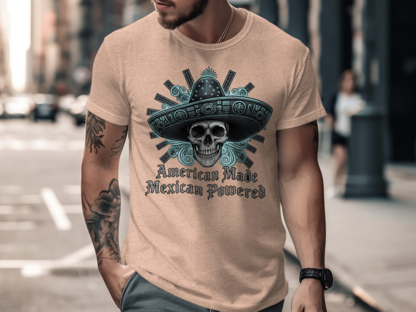 American Made Mexican Powered Graphic Tee