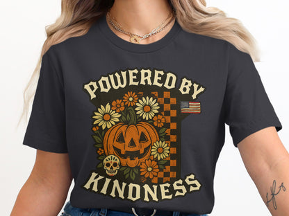 Powered By Kindness Halloween Graphic Tee product type