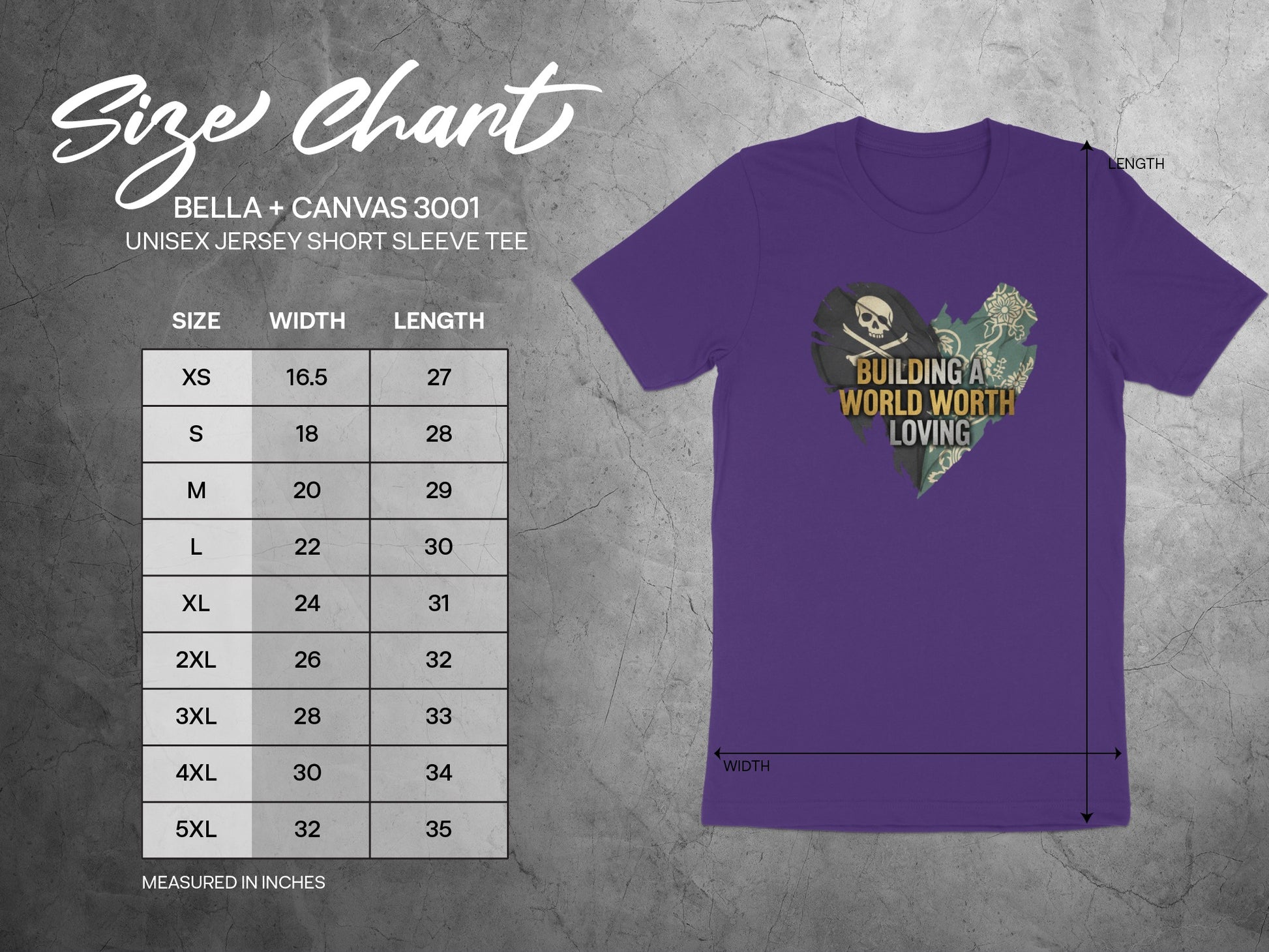 Building a World Worth Loving Short Sleeve Tee Shirt