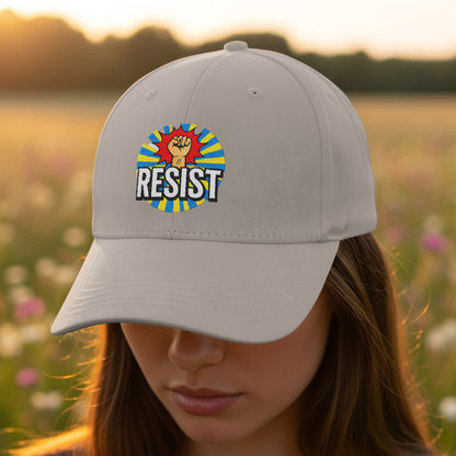 Retro Resist Fist Embroidered Logo Design Hat product