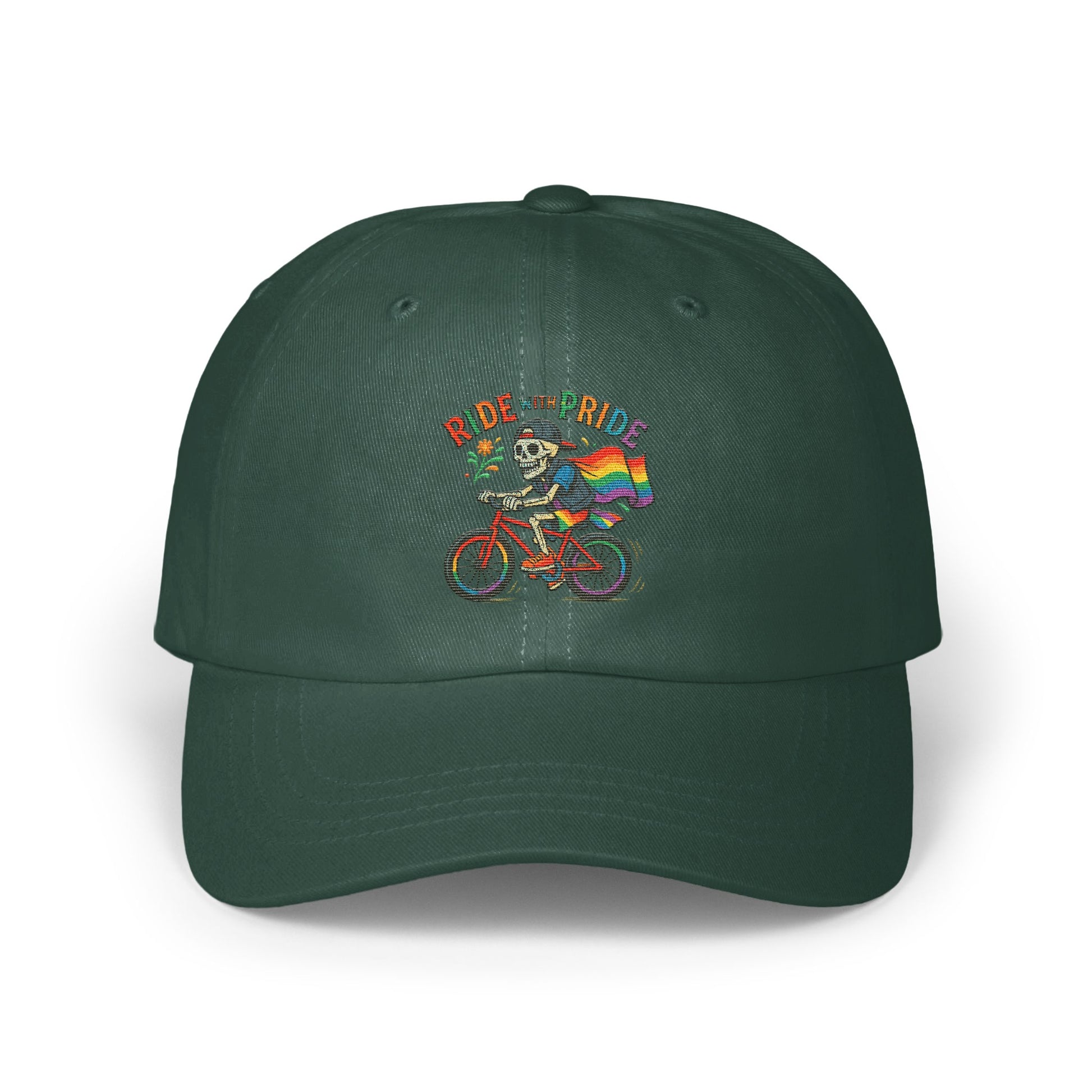 Ride With Pride Bicycle Embroidered Hat product type
