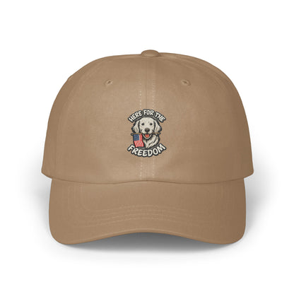 Here for the Freedom Dog Lovers Cap product
