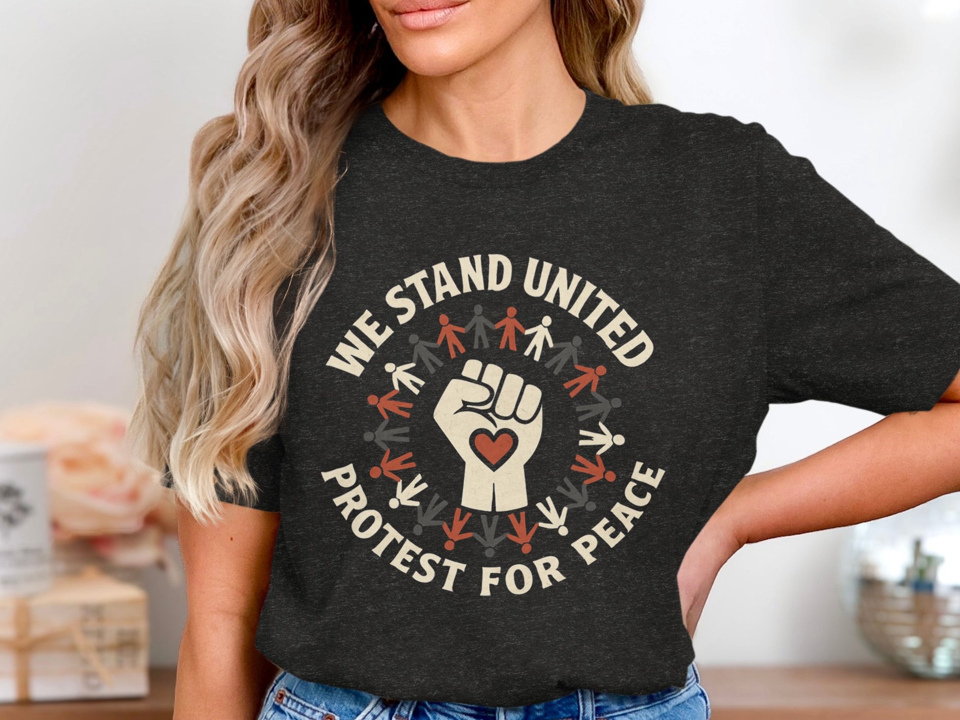 We Stand United Protest For Peace T-Shirt product