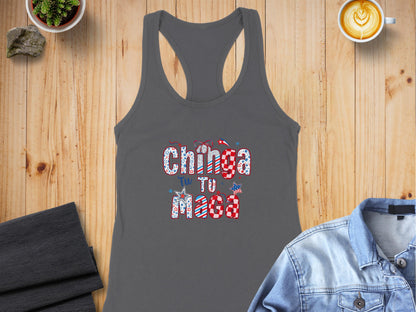 Chinga Tu Maga Graphic Women's Tank Top product type
