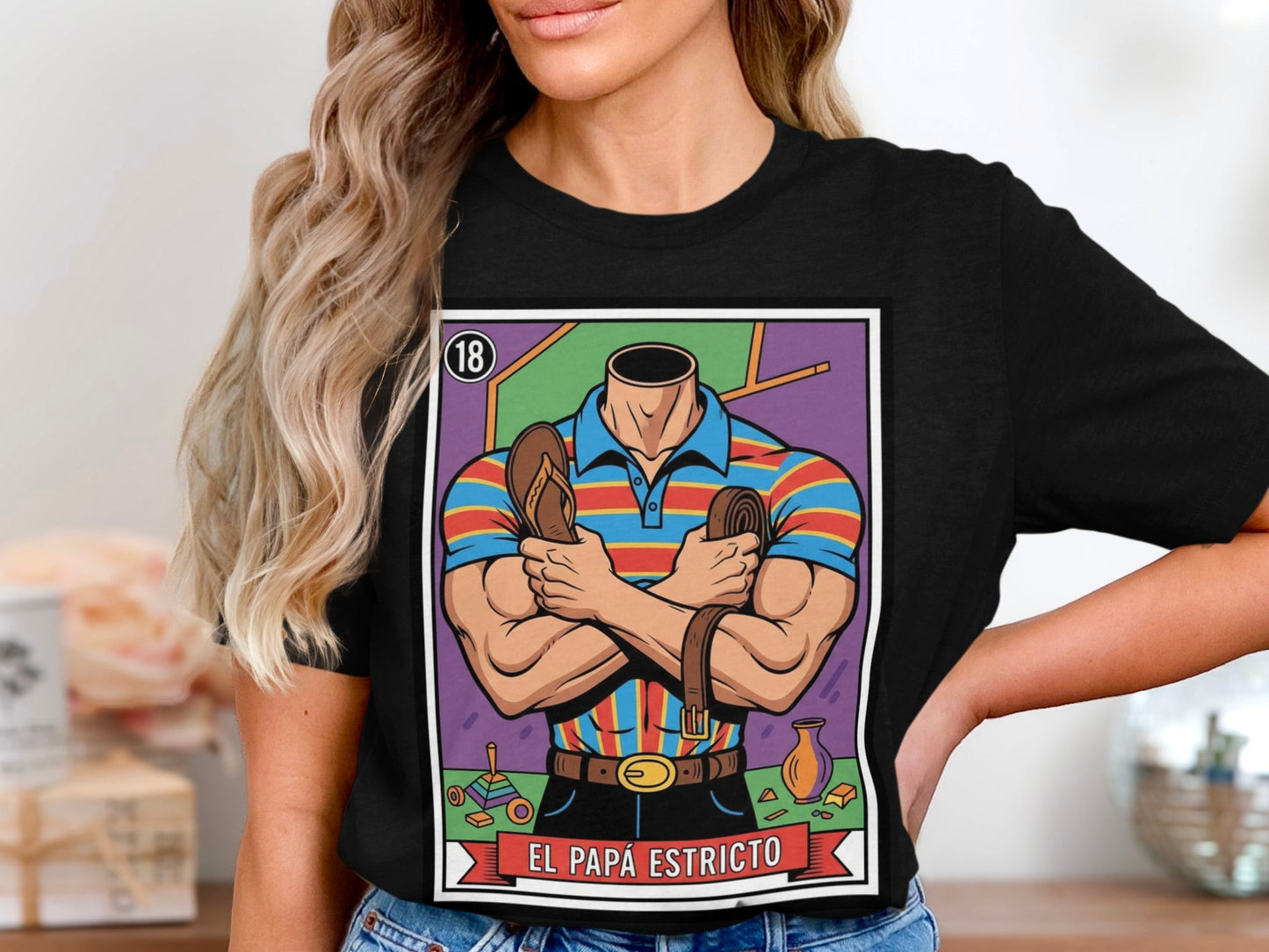 El Papá Estricto Graphic T-shirt product