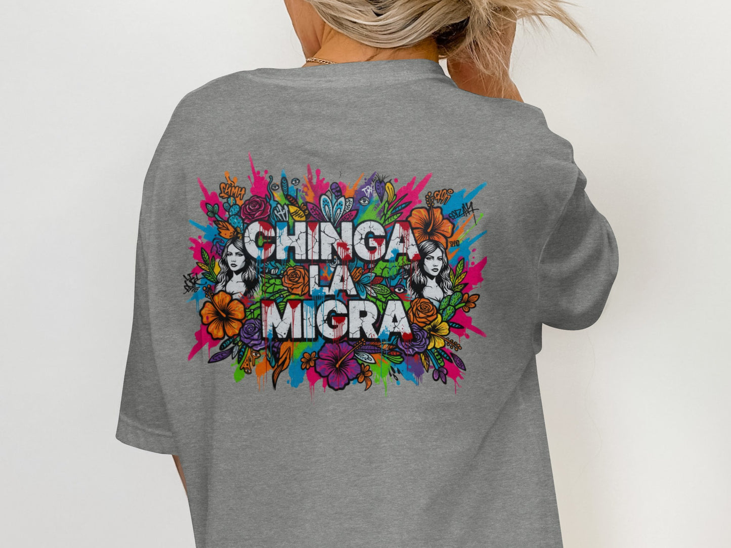 Vibrant Graphic Tee with Bold Statement Design