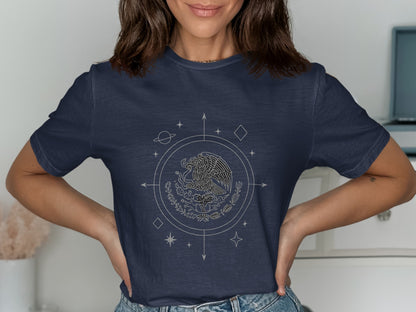 Celestial Eagle Design Graphic T-Shirt product type