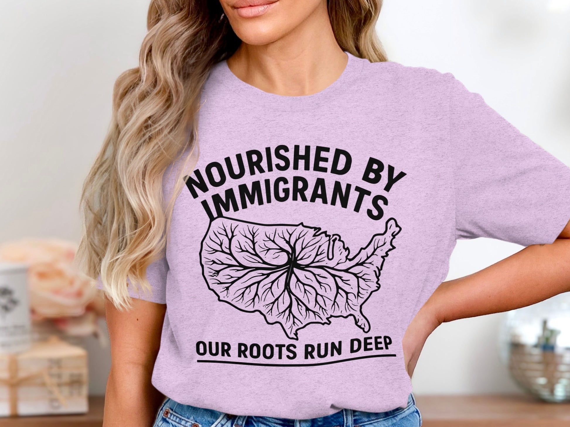 Nourished By Immigrants Our Roots Run Deep product type