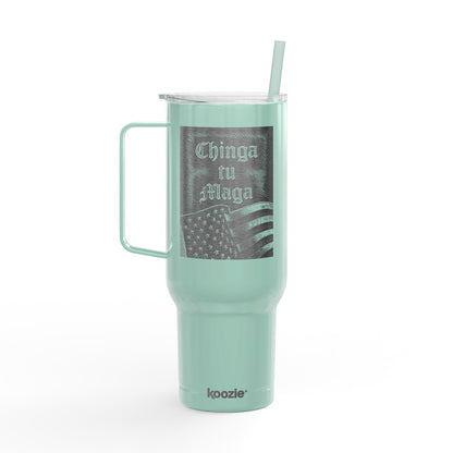 Chinga tu Fraga American Flag Koozie Tumbler product type