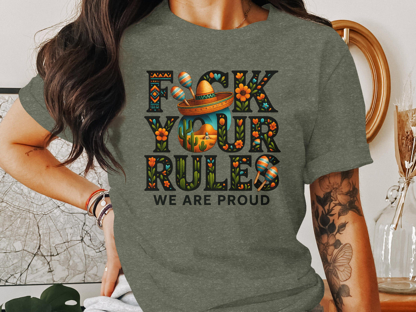 Unique F**k Your Rules We Are Proud T-shirt Product