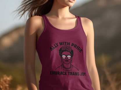 Ally With Pride Embrace Trans Joy tank top product