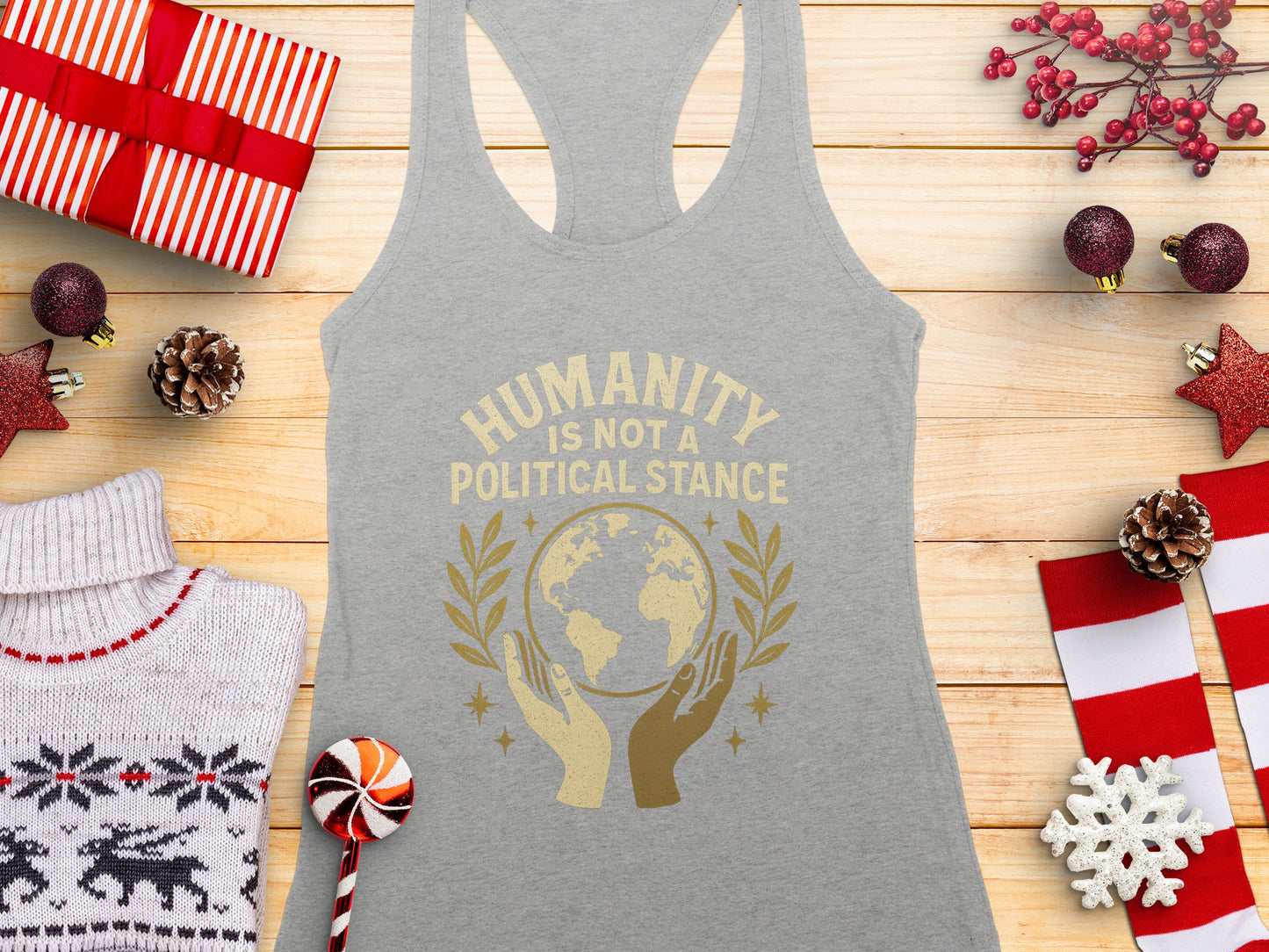 Humanity Is Not A Political Stance Tank Top