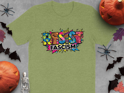 Resist Fascism Graphic T-Shirt Halloween Product