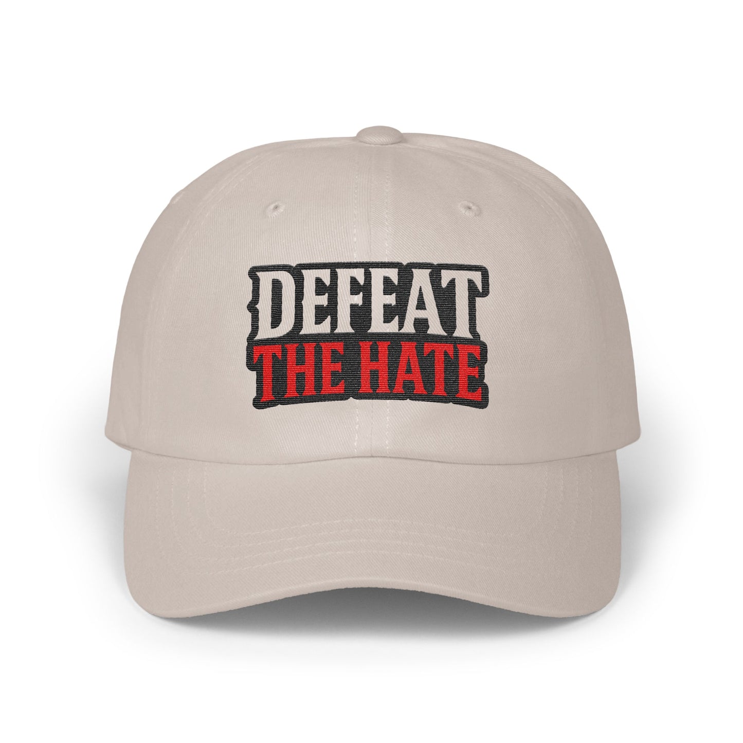 Defeat the Hate Embroidered Adjustable Hat product