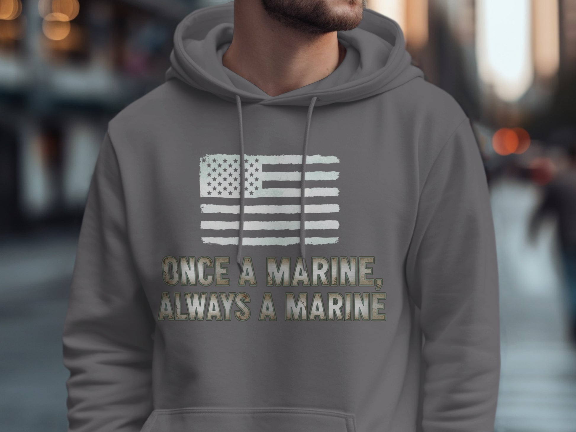 Once a Marine Always a Marine Hoodie